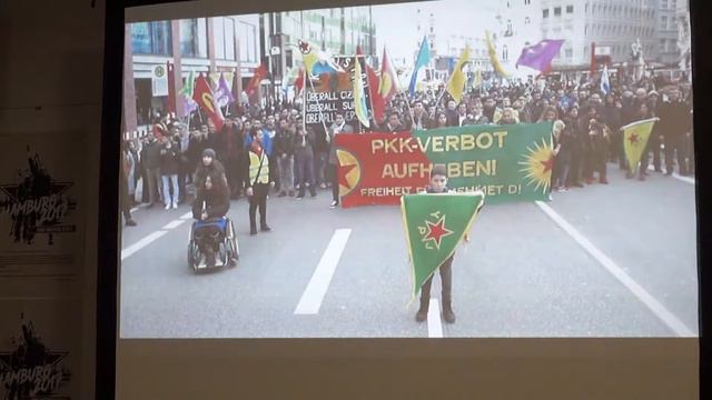 Action conference against G20-summit 2017: Salih Muslim (PYD co-chairman) смотреть онлайн