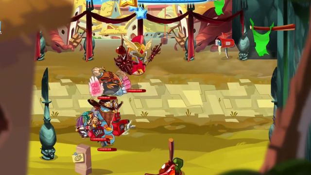 Defeat Cave 25: Pig Paradise (Stages 6-9) with Chain-Attackers | Angry Birds Epic #77 смотреть онлайн