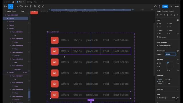 Tabs Ui Ux | Scrolling | Using Auto Layout | Figma Tutorial смотреть онлайн