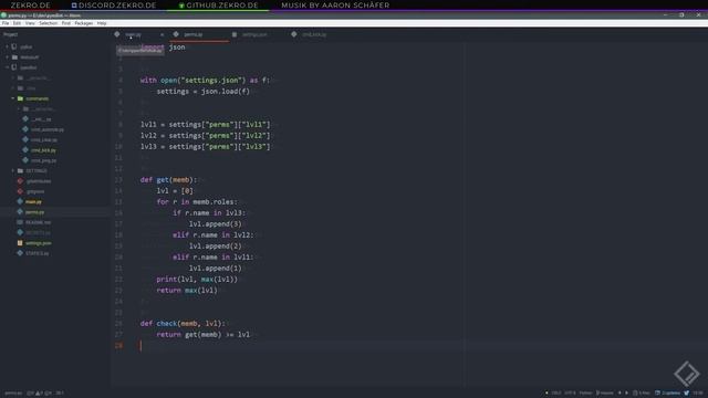 How To: PYTHON DISCORD BOT ? #05 - Permissions System ? Tutorial Deutsch (discord.py) смотреть онлайн