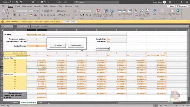 Linking STAAD to Excel: An Overview of Automation || OpenSTAAD || VBA || Custom macro смотреть онлайн