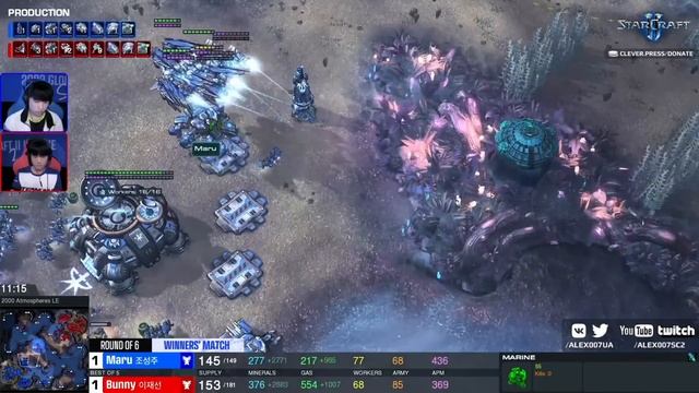 МАРУ ШОКИРУЕТ в плей-офф корейской лиги | GSL 2022 Season 2 Ro6: Maru vs Bunny в StarCraft II смотреть онлайн