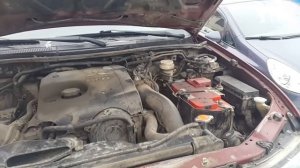 Плохой запуск mitsubishi L200 зимой.