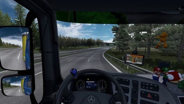 ? Mercedes Actros MP3 Willi Betz - Promods 2.43 Ulm to Linz. смотреть онлайн