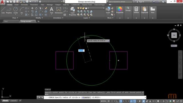 ¡OSNAP SECRETO! no se muestra en las opciones, TIENES QUE CONOCERLO AutoCAD смотреть онлайн