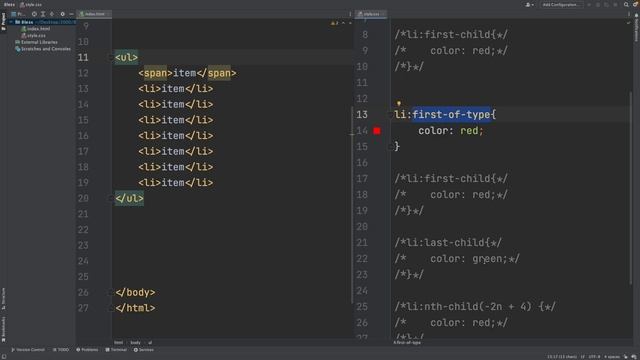 HTML/CSS - Псевдоклассы - Псевдоэлементы смотреть онлайн