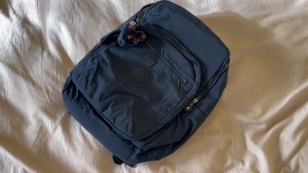 unboxing kipling seoul backpack + pack with me