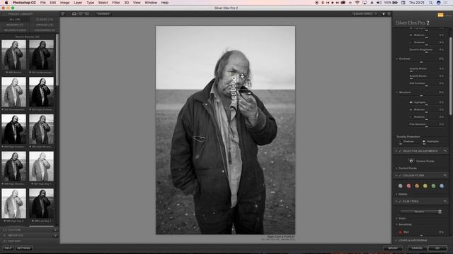 Photoshop & Silver Efex Start to finish portrait edit смотреть онлайн