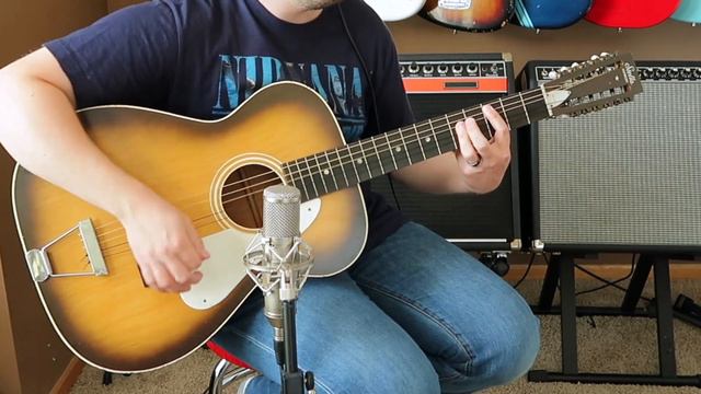Nirvana Polly Guitar Tone | Guitar Cover with Nevermind Studio Tone | Stella Harmony H912 смотреть онлайн