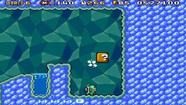 Super Mario Advance 4: Super Mario Bros 3 (2003) - Level 6-6 смотреть онлайн
