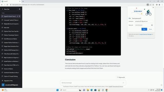 Read the analog clock image and display the time using the opencv python смотреть онлайн