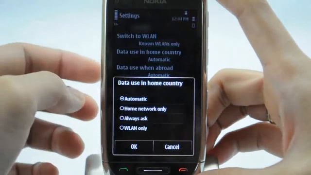 Nokia C7: Turn off / on data services смотреть онлайн