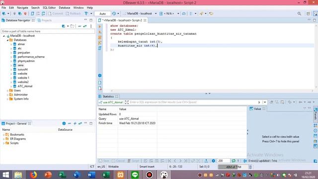 Membuat Tabel Database dengan dBeaver смотреть онлайн