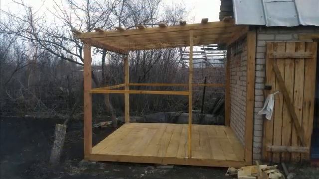 Беседка в саду своими руками. Легко и просто.