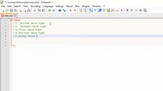 PHP Tutorial in Hindi Part 4 Data Types смотреть онлайн