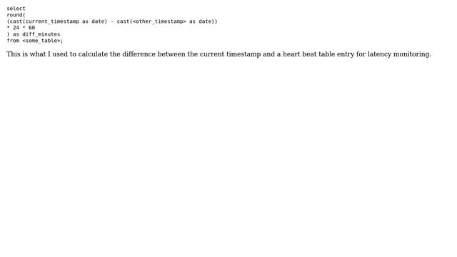 How do I get the difference in minutes from 2 timestamp columns? (3 Solutions!!) смотреть онлайн