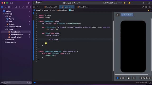 Kotlin Multiplatform Mobile: Make Cross-platform Movie app - Part 3 iOS SwiftUI смотреть онлайн