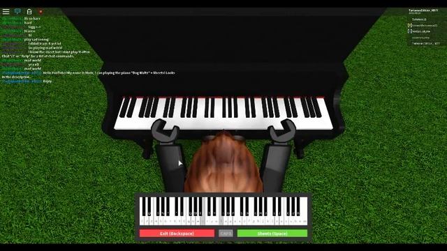 Roblox piano "Dog Waltz" + Sheets. смотреть онлайн