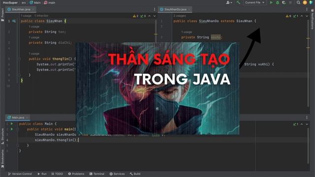 Thay đổi suy nghĩ về SUPER trong Java trong 8 phút | Code Thu смотреть онлайн