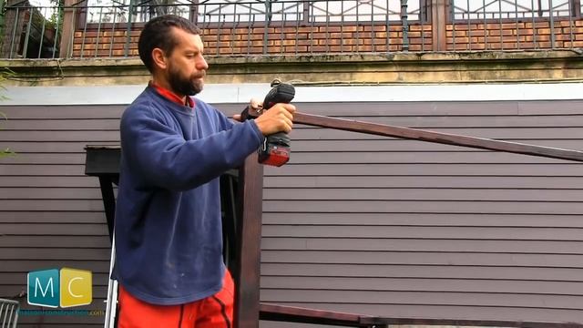 Brise vue bois fabrication sur mesure et pose (partie 2/2) смотреть онлайн