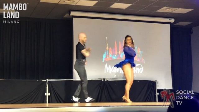 Ataca y La Alemana killing it with a super clean salsa performance at Mamboland Milano 2018 смотреть онлайн