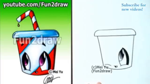 Kawaii Food - How to Draw Kawaii EASY - Soda pop drink | Fun2draw | Online Drawing Classes смотреть онлайн