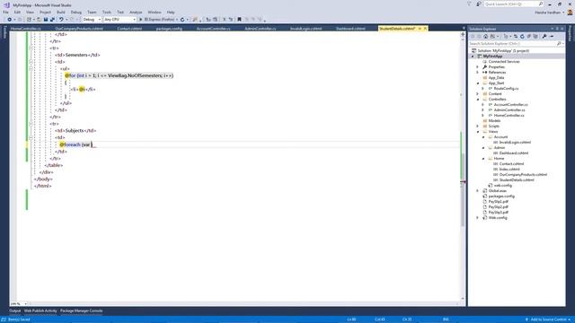 Foreach | ASP.NET MVC 5 - Razor View Engine смотреть онлайн