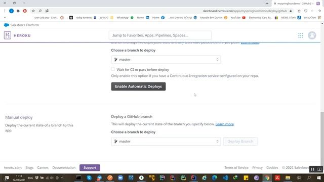 How to upload spring boot project to Heroku using github смотреть онлайн