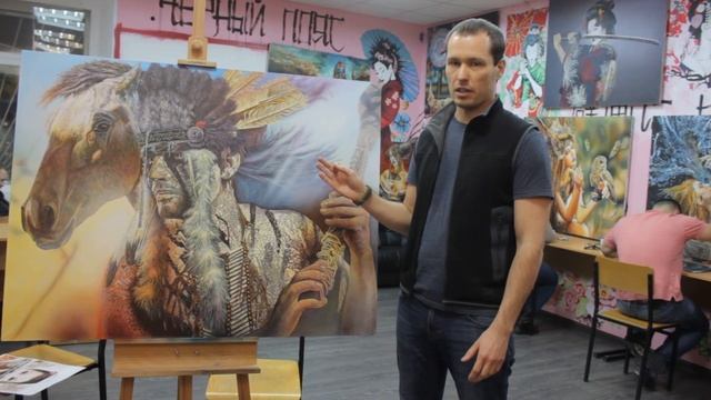 Отзыв Дмитрия о школе рисования и росписи стен Арона Оноре смотреть онлайн