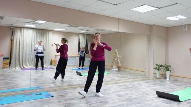 Фрагменты практики Цигун в мини-группе