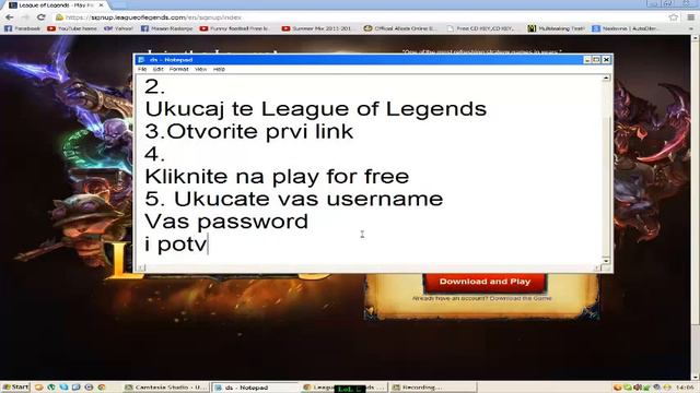 How to register for League of Legends (Kako se registrovati za League of Legends) смотреть онлайн