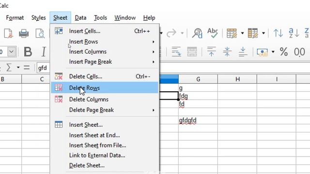 delete cells| delete columns | deleter rows in calc | calc | libreoffice | libra | libreoffice calc смотреть онлайн