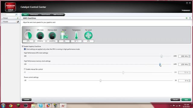 How to overclock your graphics card in Catalyst Control Center смотреть онлайн