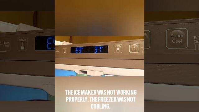 Error Code E9 for refrigerator смотреть онлайн
