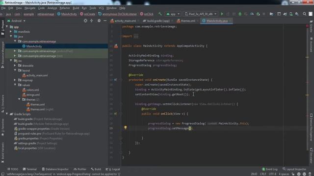 Retrieve Image from Firebase in Android App || Firebase Storage Tutorial || Android Studio Tutorial смотреть онлайн