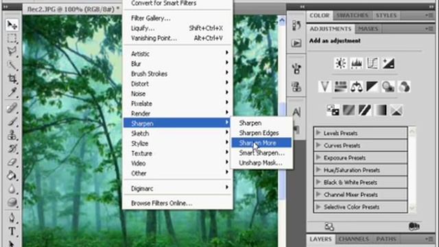 Как улучшить резкость фотографии.wmv смотреть онлайн