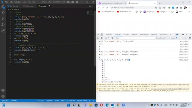 Learn JavaScript , Array Methods part1 смотреть онлайн