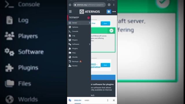 how to install one player sleep mod in server | aternos.me | server ip in description java + pe смотреть онлайн