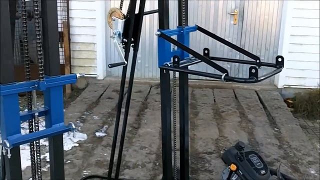 Крепление на стойку для ручного бензобура бензобур с двигателем 6 лошадиных сил. смотреть онлайн