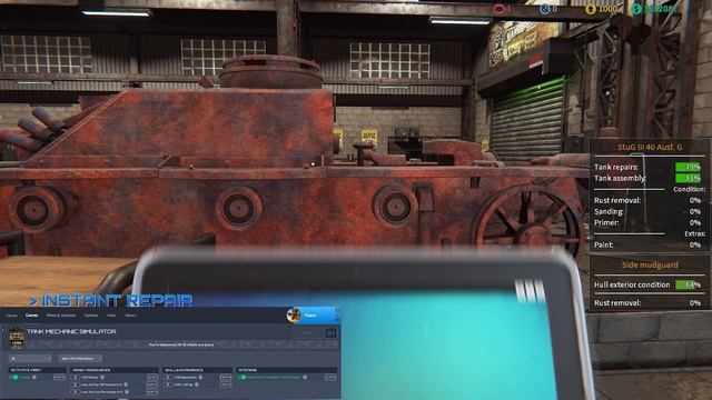 TANK MECHANIC SIMULATOR Cheats: Add Money, Reputation, Instant Repair, ... | Trainer by MegaDev смотреть онлайн