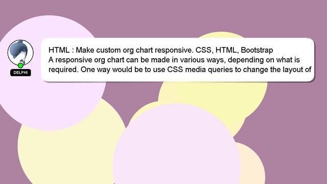 HTML : Make custom org chart responsive. CSS, HTML, Bootstrap смотреть онлайн