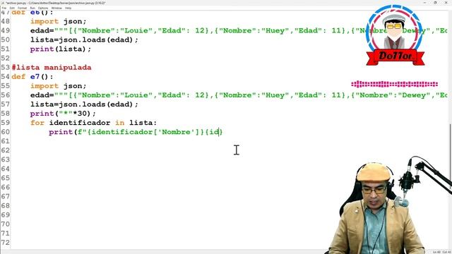 Clase 18.2 Python Manejo de archivos básico json - Parte 2 смотреть онлайн