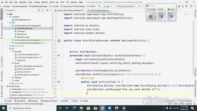 13- Android Alert Dialog | Android App Development | Adil Waheed смотреть онлайн
