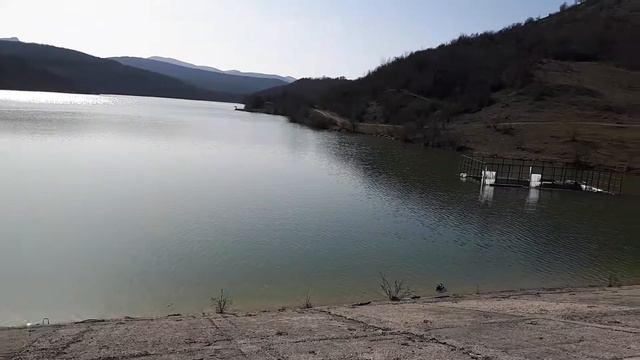 Горлинское водохранилище. Белогорский р-он. смотреть онлайн