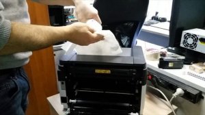 KYOSERA Ecosys FS-1040 | Грязная печать | Причина и Решение.