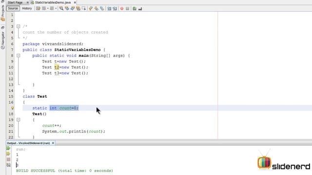 42 Static Variables Java Example | смотреть онлайн