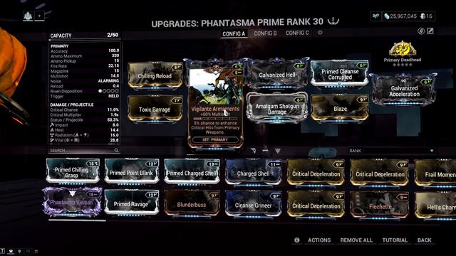 Phantasma Prime Melt All Content in Warframe 2022 Big tick damage!!! смотреть онлайн