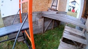 Самодельные передвижные леса (Вышка-тура)