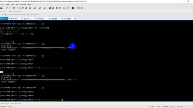 mongodb 3 node replica set configuration смотреть онлайн