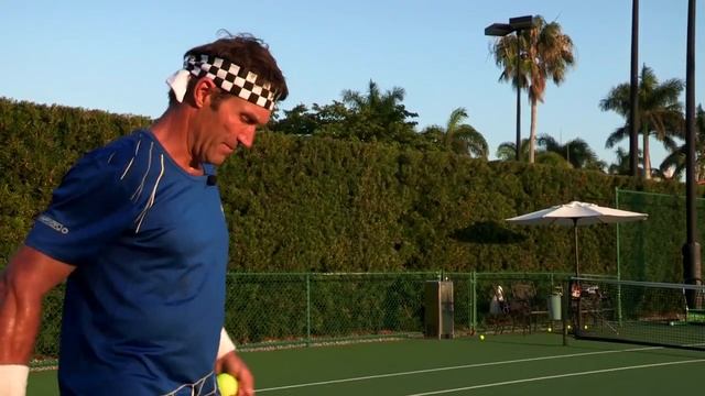 The Easiest Way To His A Wide Slice Serve | Pat Cash Tennis смотреть онлайн